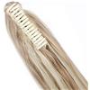 SEGO Coda di Cavallo Extension Capelli Clip Pinza Hair Ponytail Extensions Ricci Mossi Fascia Unica Posticci cm 65 [Biondo Rossiccio mix Biondo Chiarissimo]