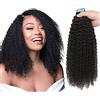 HotLulana Extension Adesive Capelli Veri Kinky Curly 22Pollici (55cm) Tape in Extension Natua Nero Nastro Biadesivo Remy Naturali al 100% 20pcs 50g Skin Weft Wavy Extension Capelli Veri Biadesivo(1B#)