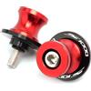 QJY-Motor Part-Store QJY Per S1000R RR XR Moto M8 Nottolini Cavalletto Appoggi 8MM Bobbine Per B-M-W S1000R S1000RR S1000XR S1000RR HP4-Rosso