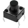 ELCART Micropulsante 6x6x15 mm 50mA 12 VCC per applicazioni elettroniche