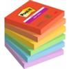 Post-it® Foglietti Post-it® Super Sticky Playful conf. 6 blocchetti da 90 ff - 76x76 mm - 654-6SS-PLAY