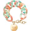ICE-WATCH ICE - Jewellery - Chain Bracelet - Turquoise nude - Bracciale in maglia XL da donna con medaglia d'oro (020997)