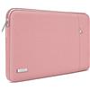 TECOOL Custodia PC 15-15.6 Pollici, Protettiva Custodia Portatil Computer 15.6 Pollici Compatibile con 15-15.6 HP Pavilion Lenovo Thinkpad Ideapad Dell Acer ASUS Chromebook Notebook,Rosa