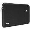 TECOOL Custodia 13-13,3 Pollici per MacBook Air 13 13.6 M4 M3 M2 M1 2025 2024-2010,MacBook Pro 13 M2 M1 2022-2012,MacBook Pro 14 M4 M3 M2 2024-2019,Porta Computer per 13 PC Portatili,Nero