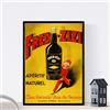 Nacnic Vintage Poster Epoca Vino Francese da Fred - Zizi. Formato A3