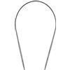 Coopay Ferri circolari da 3,25 mm e 40 cm, ferri circolari in acciaio con cavo flessibile, ferri da maglia circolari fissi in metallo per calze, piccoli progetti, per artrite, taglia US 3