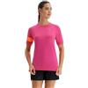 Macron Fcc Gwen Seamless Rneck T-shirt Woman Blk/Ncor, Maglia Running Donna, Fucsia (Fuchsia), M