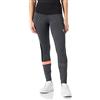 Macron Run Fcc Clover Light Strtch Long Pants Wmn Mgry/Blk/Ncor, Pantaloni Running Donna, Grigio-Nero, L