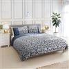 Emma Barclay Eden - Set copripiumino in jacquard con motivo Super King