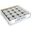 Cereria Di Giorgio - 32 Candele Maxitealight - Diametro 5,9 cm Altezza 2,3 cm - Colore Bianco Cloud - Durata 7,5 Ore - Non profumate