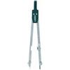 Linex Bussola scuola 72 Basic, dimensioni laterali 138 mm, una gamba con giunto, cavo di ricambio, metallo, argento
