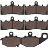 SOLLON Pastiglie Freno Anteriore e Posteriore per kawasaki Z650 Z750 Z900 ZX6R ZX10R ZX9R ZX7R ZRX 1200 R VN 1500 ZZR 600 1996 1997 1998 2000 2001 2002