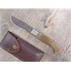 COLTELLO SARDO COLTELLO 20 CM SARDEGNA SARDO ARBURESA DAMASCO MANICO IN corno di muflone ARBUS