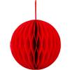 Talking Tables Grande decorazione a nido d'ape rosso per feste, Natale, Capodanno cinese | Decorazione da appendere, facile da montare per occasioni speciali