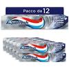 Aquafresh Intense White, Dentifricio con Effetto Sbiancante, per Gengive Sane, Denti Forti e Alito Fresco, Pacco da 12x75 ml