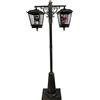 TIMSTOR Lanterna Snowing Doppia Nero/ Oro Led Adattatore Incluso