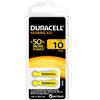 Duracell Batteria acustica Duracell 10 Giallo 1,45V Zinco-Aria confezione da 6 pile