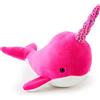 Zappi Co Peluche Giocattolo Morbido e Coccoloso per Bambini - Parte della Collezione Animali Safari, Perfetto per i Bambini (16cm Larghezza) (Narvalo rosa)