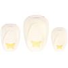 Vaessen Creative Set di 3 Perforatrices con Forma Farfalla, S, M, L, Fustellatrice per Carta, Per Scrapbooking, DIY e Creazione di Biglietti