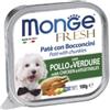 Monge Fresh Dog Vaschetta Multipack 32x100G POLLO E ORTAGGI