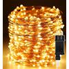 Erwawee Luci Albero di Natale 50M 500 LED, Filo di Rame Catena Luminosa Impermeabile Luci di Natale da Esterno Interno Stringa Natalizie Decorazioni per Festa,Nozze,Casa, Giardino,Balcone,Matrimonio,Halloween