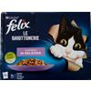 Felix Multipack le Ghiottonerie Le preferite in Gel. 12x 85gr. Cibo Umido Per Gatti