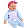 Theo Klein 1717 Baby Coralie bambola interattiva, Con 30 funzioni realistiche, biberon e ciuccio, Giocattolo per bambini a partire da 2 anni