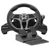Xtreme Videogames Volante e pedaliera simulatore guida PLAYSTATION 4 Hurricane+5 Wheel Black e Grey 90429