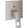 Grohe Eurocube miscelatore monocomando vasca doccia con deviatore a 2 vie, supersteel - 24062DC0