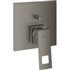 Grohe Eurocube miscelatore monocomando vasca doccia con deviatore a 2 vie, grafite spazzolato - 24062AL0