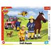 Trefl, Puzzle con cornice con base, 25 pezzi, sempre sul cappello, per bambini dai 4 anni in su