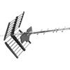 One For All Antenna per TV esterna One For All - Pronta per il DTT nel raggio di 50km-Antenna TV digitale HD - Resistente all'Acqua -SV9453, nero