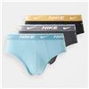 Nike Brief 3pk Slip Uomo 3 Pezzi Nike Cod. 0000KE1006