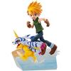 MEGAHOUSE Digimon Adventure G.e.m. Series Pvc Statua Yamato Ishida & Gabumon 2022 Ver. 12