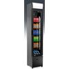 Amitek Armadio Refrigerato\Espositore Modello AK105SLB Porta con doppio vetro non reversibile Capacità Lt. 105 Temp.°C. 1 / 10 Dim. cm L.36 P.40,5 H.187,7