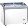 Amitek Congelatore a pozzetto Coperchi vetrati scorrevoli Modello AX300CFG DOPPIA TEMPERATURA 3 CESTELLI Capacità Lt. 300 Temp.°C. ( 0 /+8) / (≤ -18) Dim. cm L.99 P.70.5 H.87.5