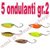 Esche Artificiali Spinning Trota 106 Pezzi Kit di Esche da Pesca -  Cucchiaini da Pesca Artificiale Pesca Ondulanti Trota Spinning Accessori  con Esche