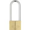 Abus 03874 - Lucchetto in ottone, con arco lungo, 127 mm, con sistema chiave unica