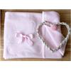 Fior Di Coccole Coperta In Pile Fior Di Coccole Personalizzabile Rosa