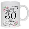 thedifferent Tazza Colazione Latte thè Mug Relax con grafica - Mi ci sono voluti 30 trenta Anni per essere cosi favolosa - idea regalo Compleanno Natale Mamma Amica Sorella Nonna Zia