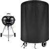 Raweao Copertura BBQ per Weber 57cm, Copri Griglia per Weber 57cm, Telo Copri Barbecue Esterno, Oxford 500D Impermeabile Rotondo(Φ71x68cm)