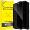 JETech Privacy Pellicola Protettiva per iPhone 12 Pro Max 6,7 Pollici, Copertura Totale Vetro Temperato Completa Film AntiSpy, Compatibile con Cover, Pacco da 2