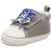 Sterntaler Baby-Schuh, Sneaker Bimbo 0-24, Grau (Steingrau), 17/18 EU