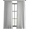 HPD Half Price Drapes Tende semi velate in finto lino per camera da letto, lunghe 274,3 cm, filtranti la luce, tenda per finestra del soggiorno (1 pannello), 50 x 108 L, colore: bianco riso