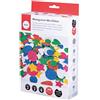 Rayher Gommapiuma Misto Glitter, Autoad, Misti, 2+3 cm Diametro, 3 Forme, 6 Colori, Box Blister 360, 30237999