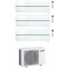 Mitsubishi CONDIZIONATORE MITSUBISHI KIRIGAMINE STYLE WI-FI MSZ-LN R-32 BIANCO PERLA TRIAL SPLIT 9000+12000+12000 BTU A++ MXZ-3F68VF3