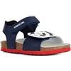 Geox B Sandal Chalki Boy, Navy Optic White, 21 EU