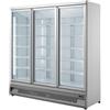 Murale Espositore congelatore a 3 porte in vetro. Lt. 1200 - Dim.cm. 188x76x199,7h. Temp. -18°/-22°C