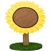AQPET Tiragraffi Sunflower Girasole 50 cm con Cuccia per Gatti Albero Parco Giochi Gioco Tira Graffi per Gatto, Giallo