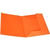 STARLINE Pack 25 Cartelline 3 Lembi ARANCIO in bristol 200g Starline